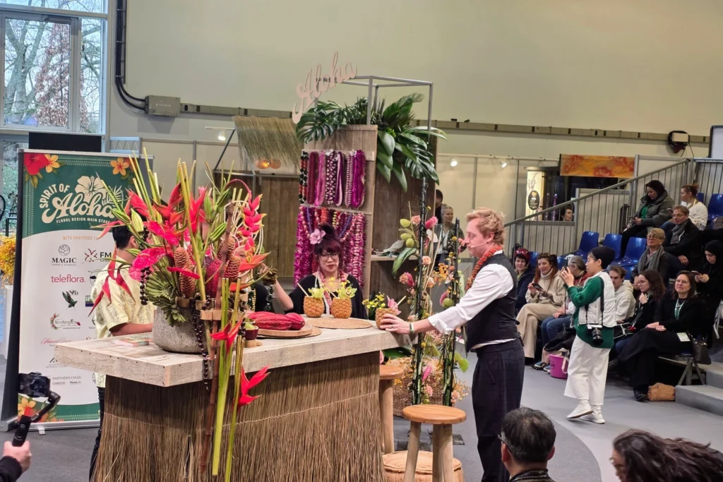 BouquetMat supporting the Spirit of Aloha floral show at IPM ESSEN 2026